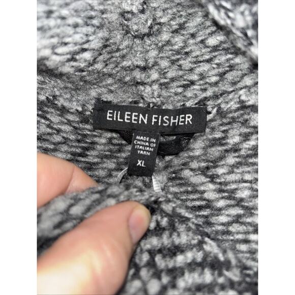 Eileen Fisher Wool/Alpaca Blend Knit Full Zip Jacket Size XL - Picture 7 of 8